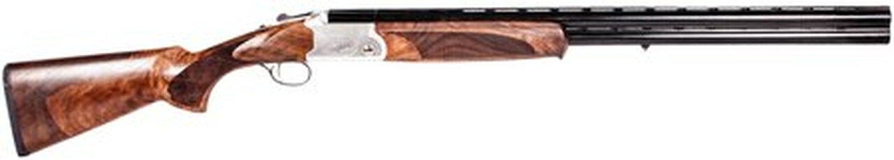 American Tactical, Cavalry SX, Over/Under, 12 Gauge, 3" Chamber, 28" Barrels, Blued, Wood Stock, 2Rd ATI American Tactical Imports