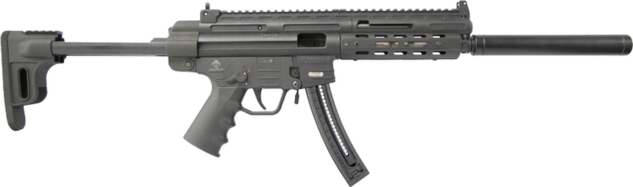 American Tactical, GSG-16 22 LR, 16.25" Barrel, Black, Synthetic, M-Lok Handguard, 22Rd GSG