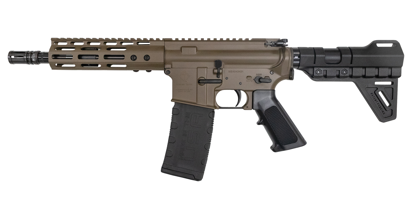 American Tactical Imports Milsport 300 Blackout AR-15 Pistol with M-LOK Handguard and Patriot Brown Finish
