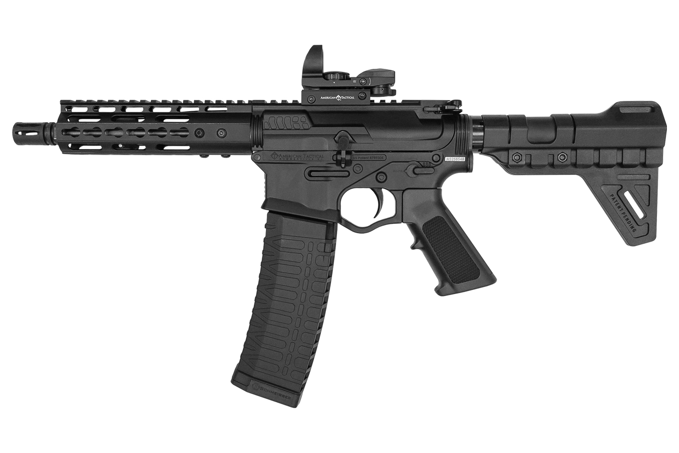 American Tactical Imports OMNI Hybrid 5.56mm AR15 Pistol with 60-Round Magazine and Duo+Sight Reflex Optic