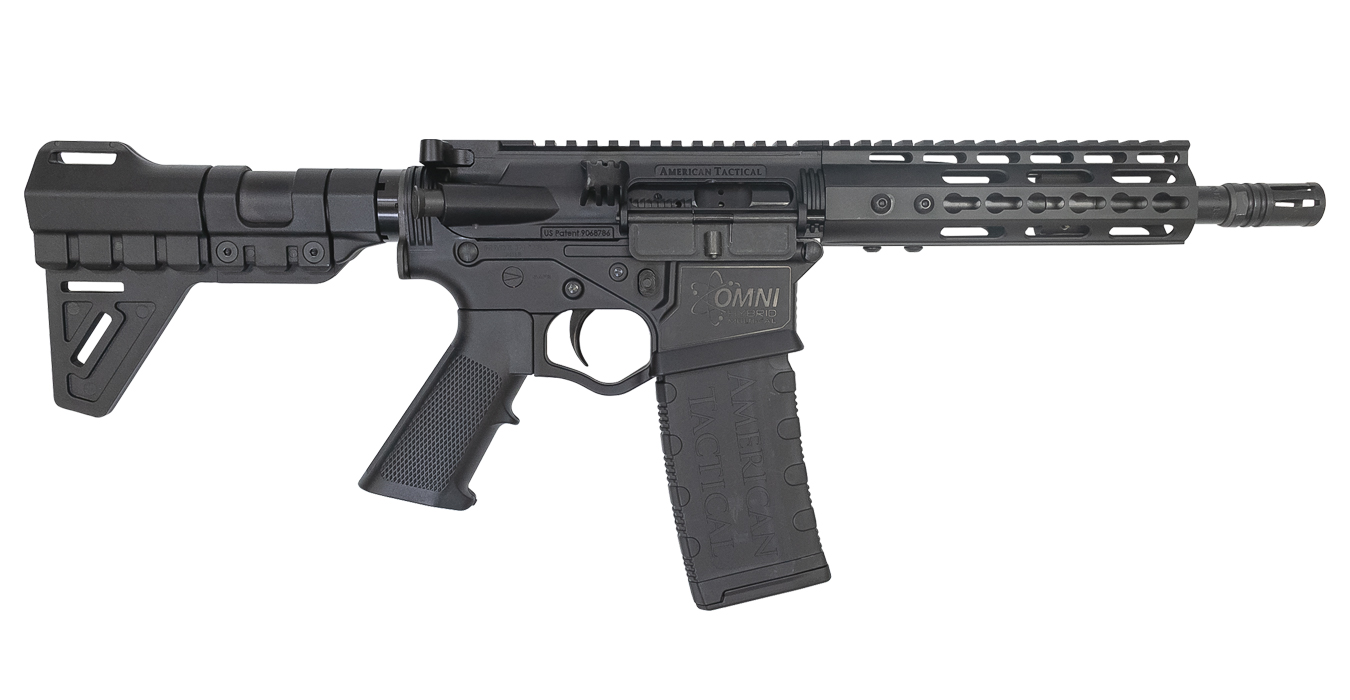 American Tactical Imports OMNI Hybrid Maxx 300 AAC Blackout AR Pistol with KeyMod Rail and Blade Pistol Stabilizer