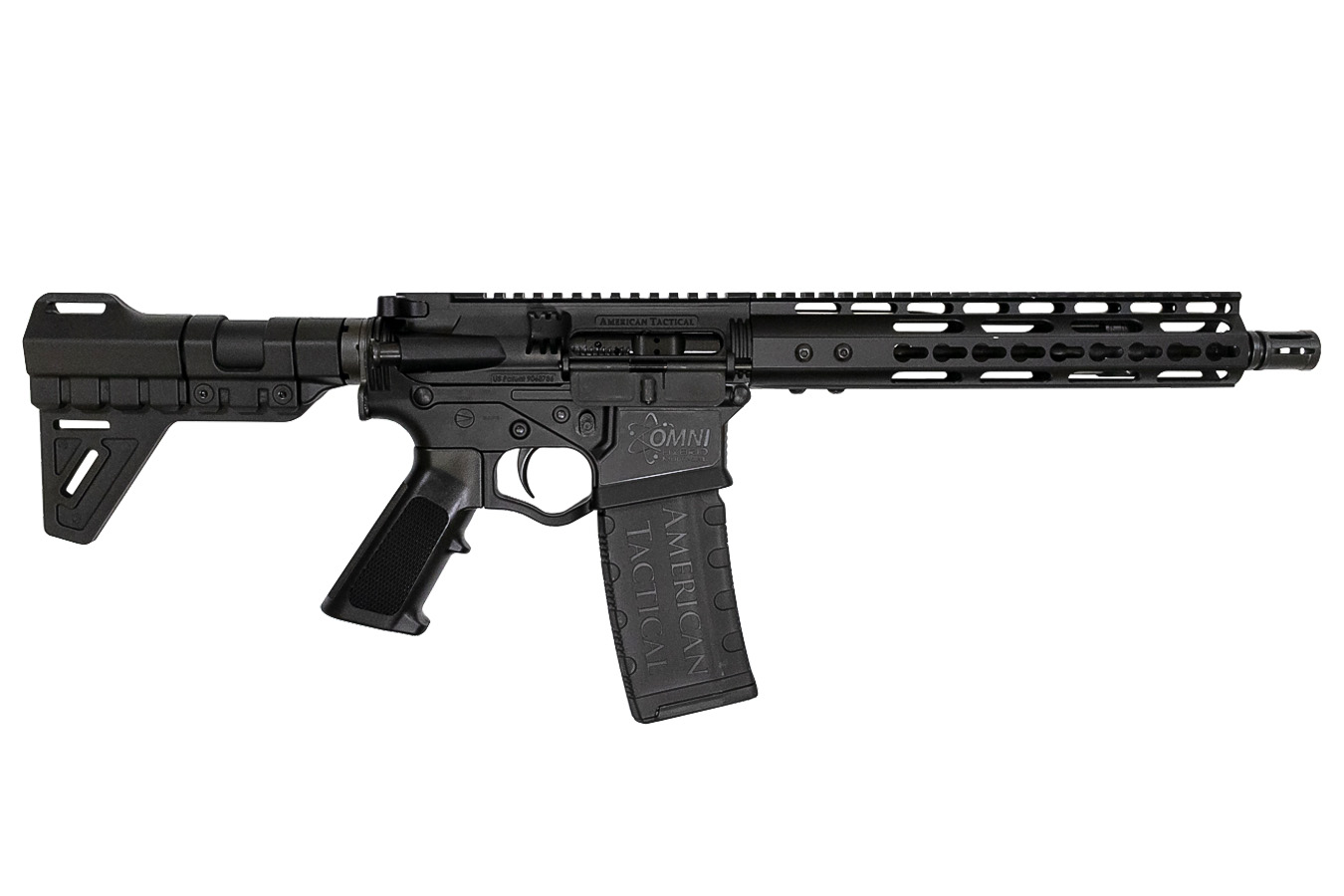 American Tactical Imports OMNI Hybrid Maxx 5.56mm AR Pistol with 10-inch Barrel and Blade Pistol Stabilize