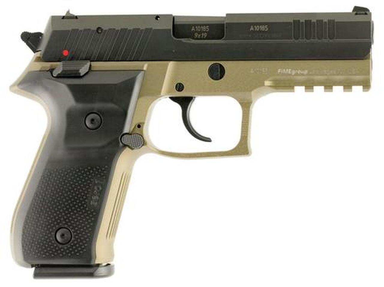 Arex Rex Zero 9mm, 4.25", 17rd, 3-Dot Sights, Black Nitride