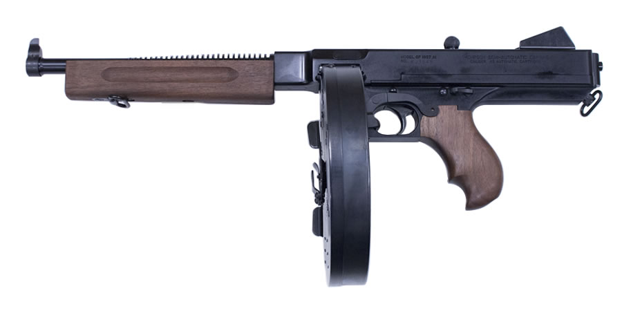 Auto Ordnance Thompson Deluxe 45 ACP Pistol with 100 Round Drum Magazine