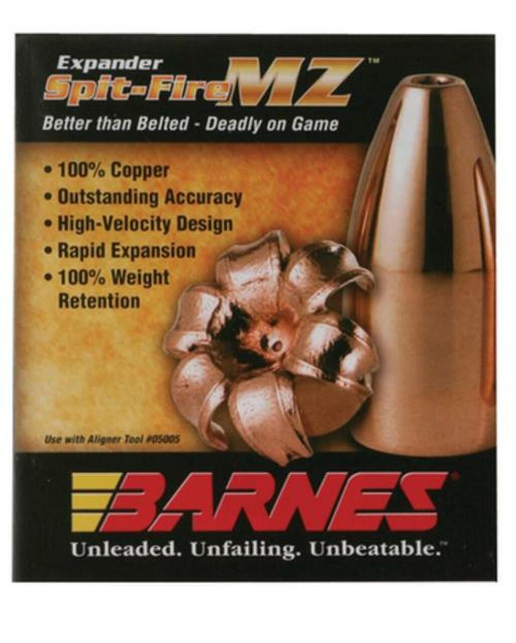 Barnes Spit-Fire Muzzleloader Bullet .50 Caliber .451 Diameter 285 Grain