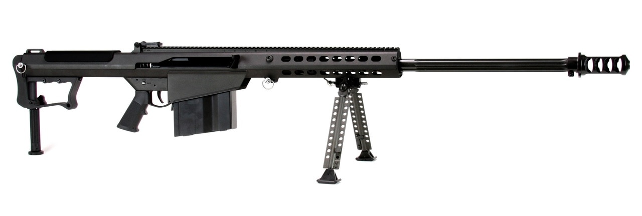 Barrett M107A1 50 BMG, 20" Barrel, Black Cerakote, Includes Bipod/Pelican Case, 10rd Barrett Firearms