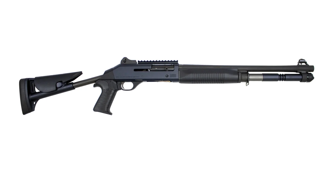 Benelli M1014 Anodized Black 12 Gauge 3in Semi Automatic Shotgun - 18.5in
