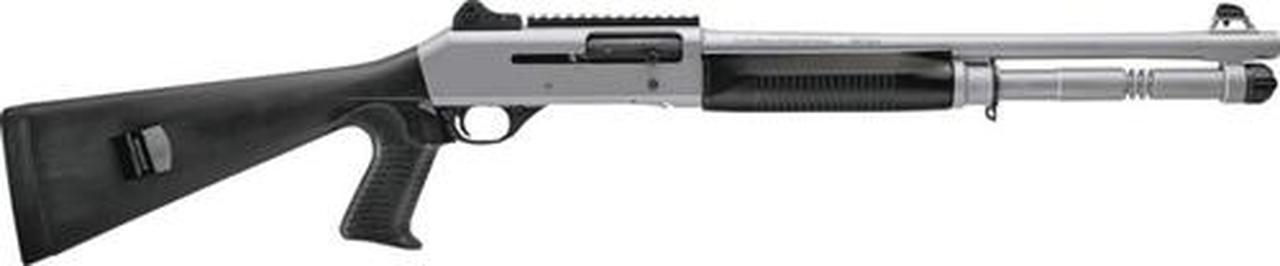 Benelli M4 H2O Titanium Cerakote Pistol Grip Ghost-Ring Sight, Rd 12 Ga, 5 rd