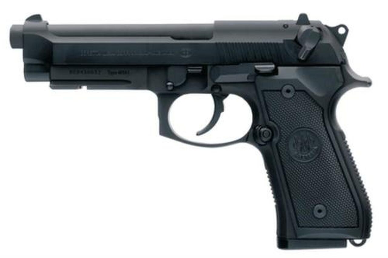 Beretta 92FS M9A1 9mm LTD 4.9" Barrel, Mil-Spec Rail, Black Synthetic Grip Black 15rd Mag Beretta