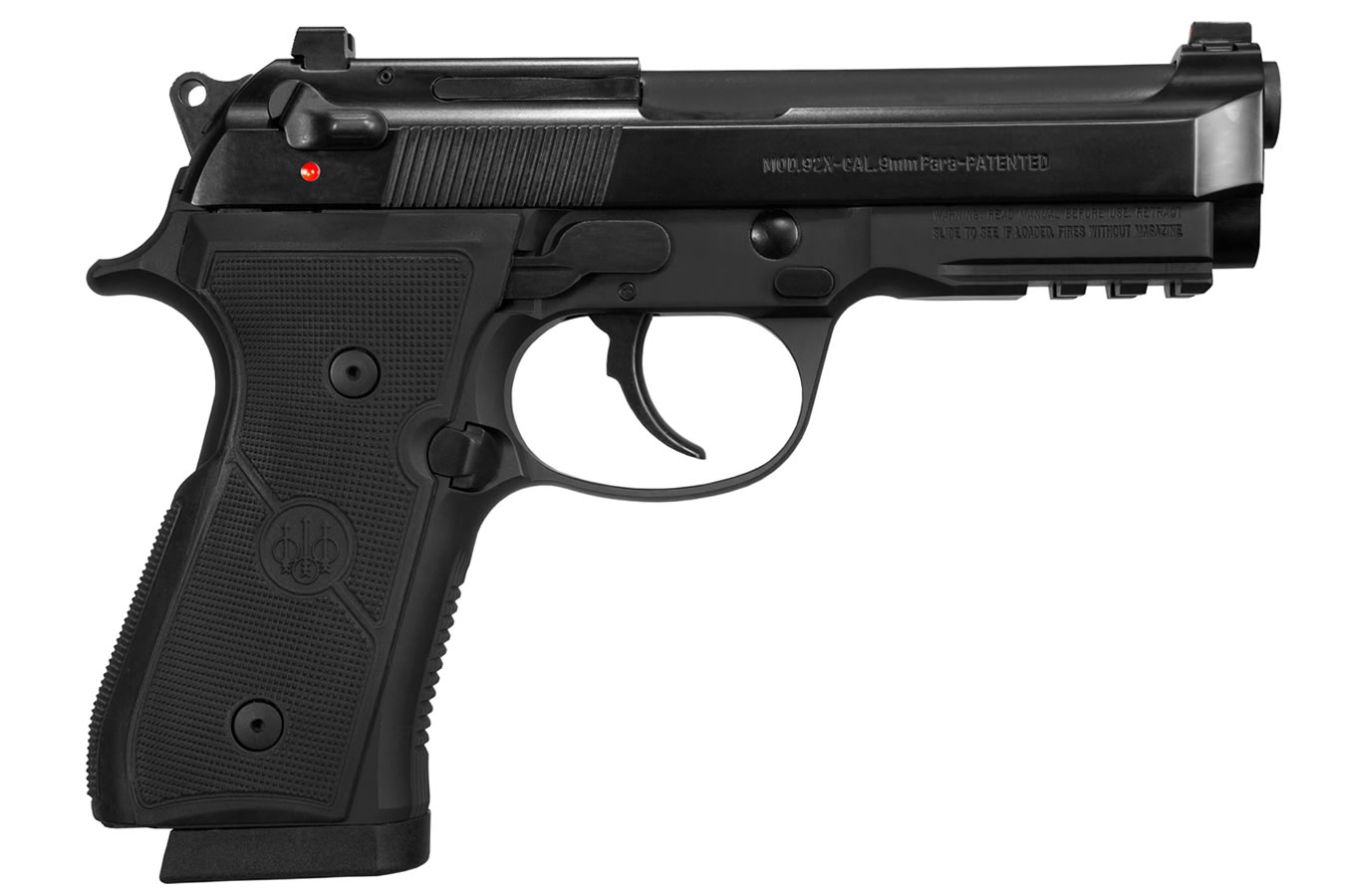 Beretta 92x Centurion 9mm Pistol with Ambidextrous Decocker Lever