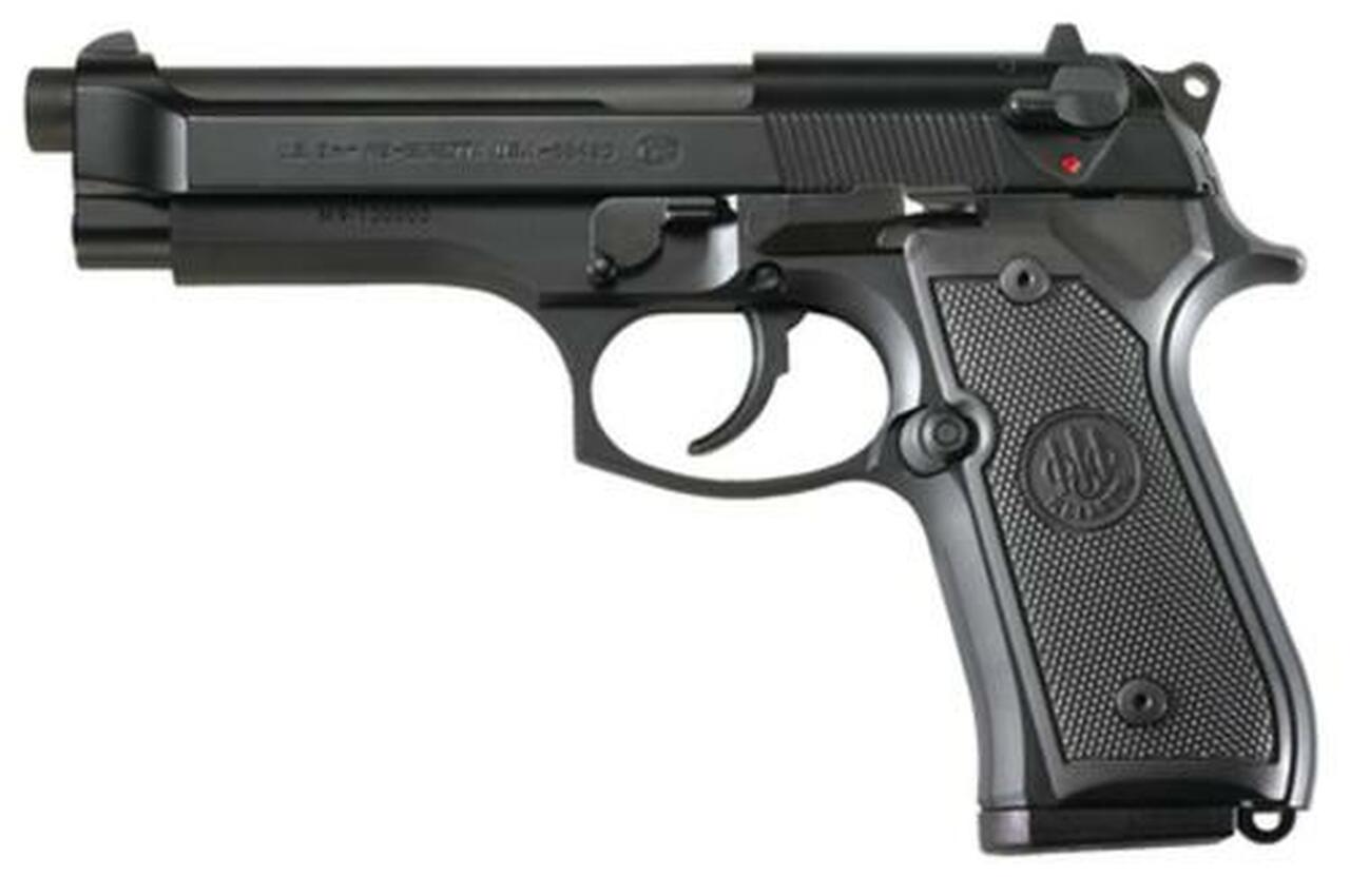 Beretta M9 9mm 4.9" Barrel Military Style Markings Black 2x15rd Mags Beretta