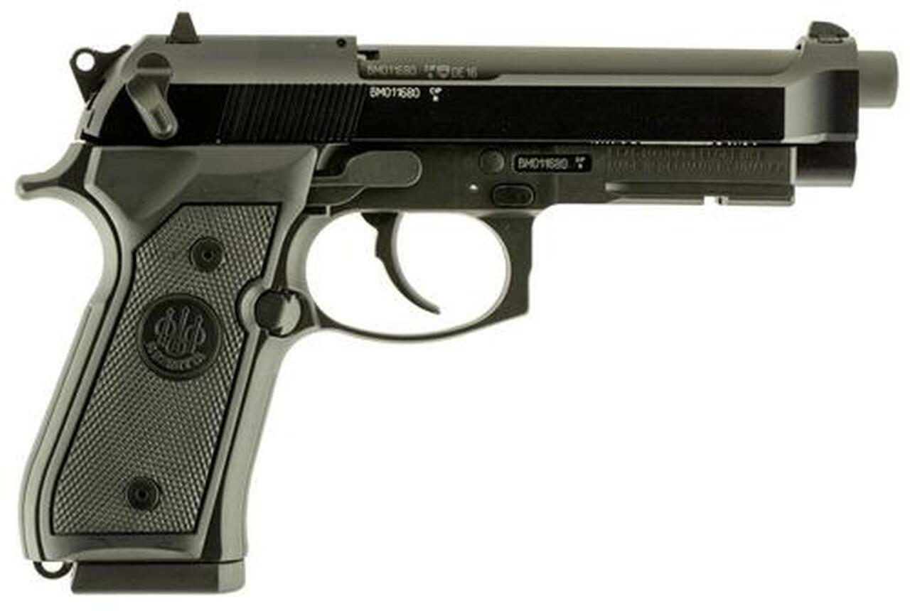 Beretta M9A1 .22 R 4.9" Barrel Dovetail Sights M1913 Picatinny Rail Black 15rd Mag