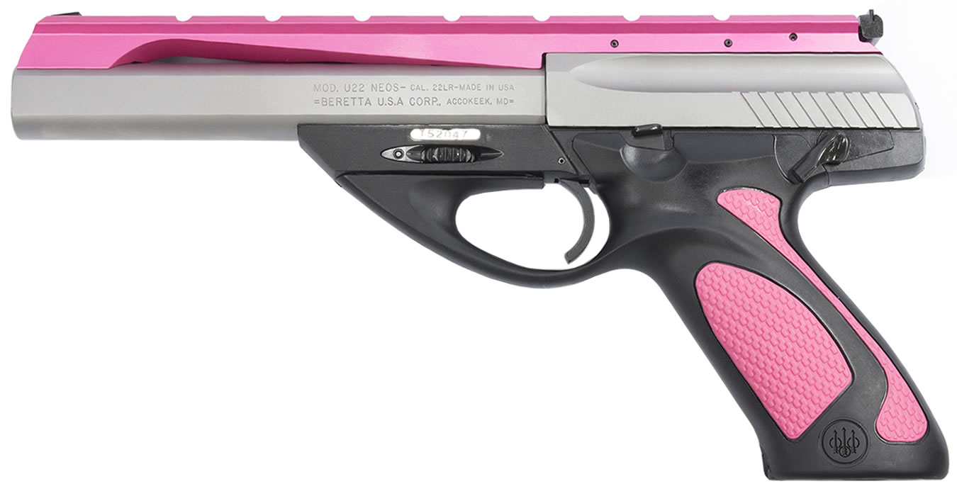 Beretta Model U22-Neos 22LR Pink Inox Rimfire Pistol