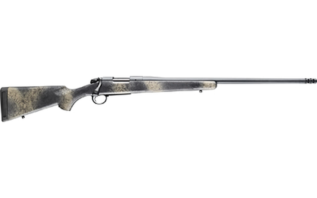 Bergara Rifles B-14 Wilderness Ridge 6.5 PRC 2+1 24" Woodland Camo Soft Touch Fixed American Style Synthetic Stock Gray Cerakote Right Hand Threaded Barrel Omni Muzzle Brake