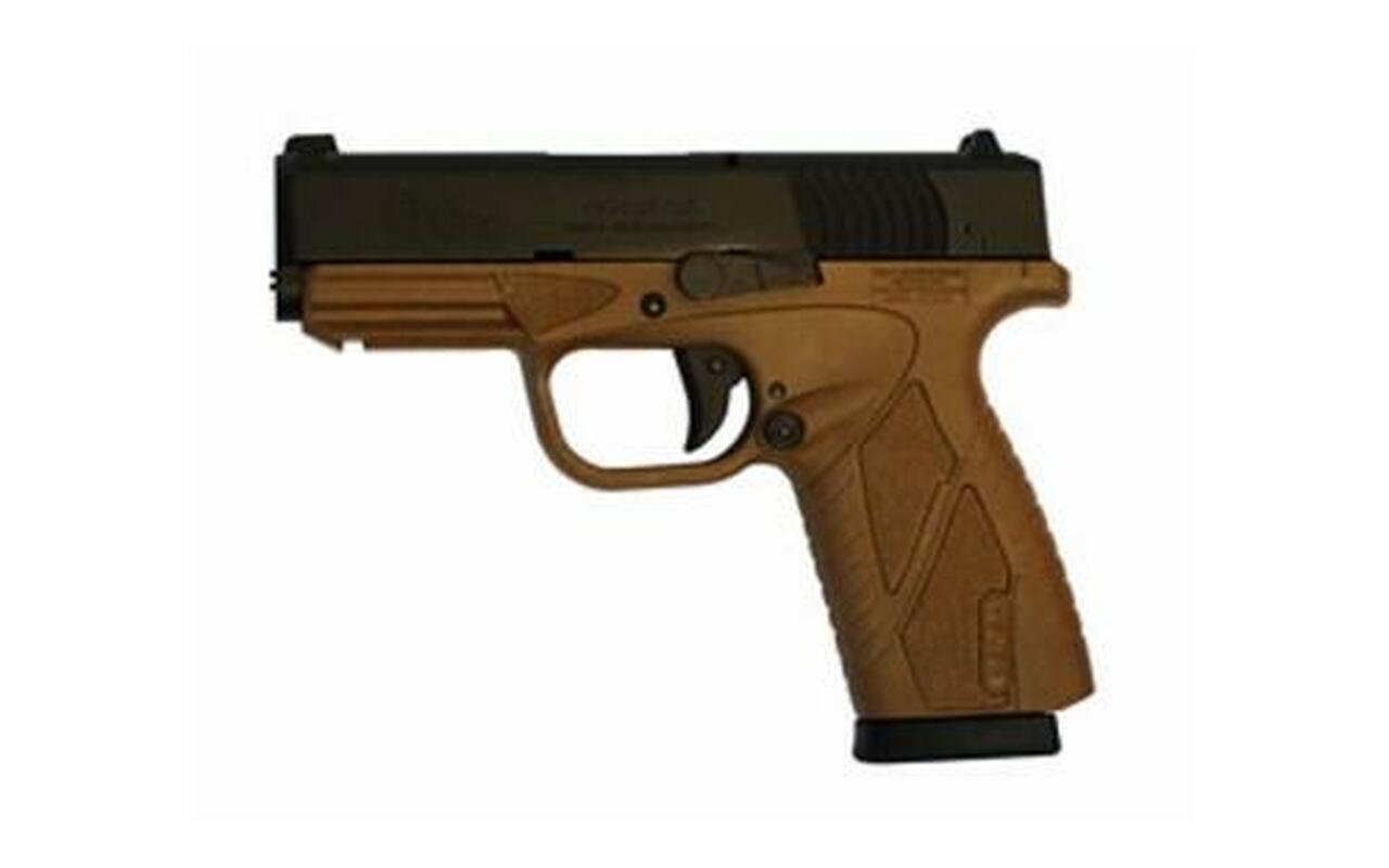 Bersa BPCC Concealed Carry DAO 9mm 3.3" Barrel, Flat Dark Earth Poly Grip/F, 8rd