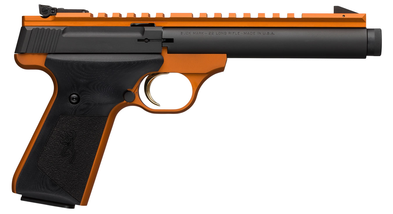 Browning Buck Mark 22LR Field/Target Bronze Suppressor Ready Rimfire Pistol