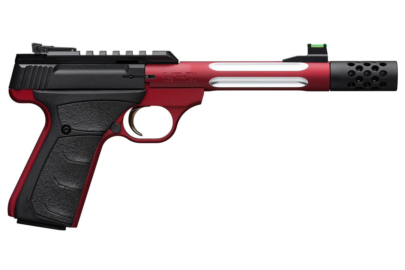 Browning Buck Mark Plus Lite Competition Red 22LR Rimfire Pistol