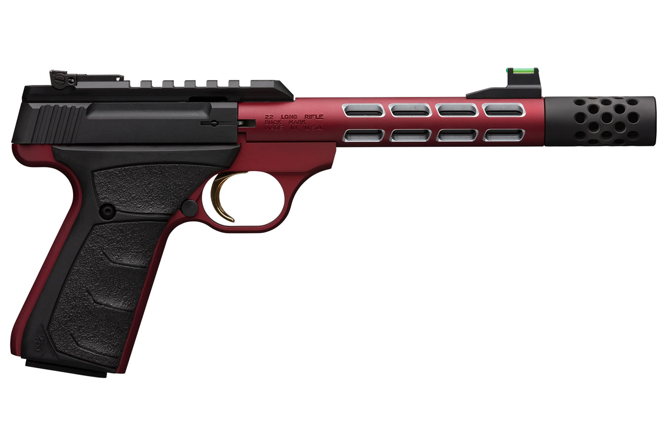 Browning Buck Mark Plus Vision Red 22LR Suppressor Ready Rimfire Pistol