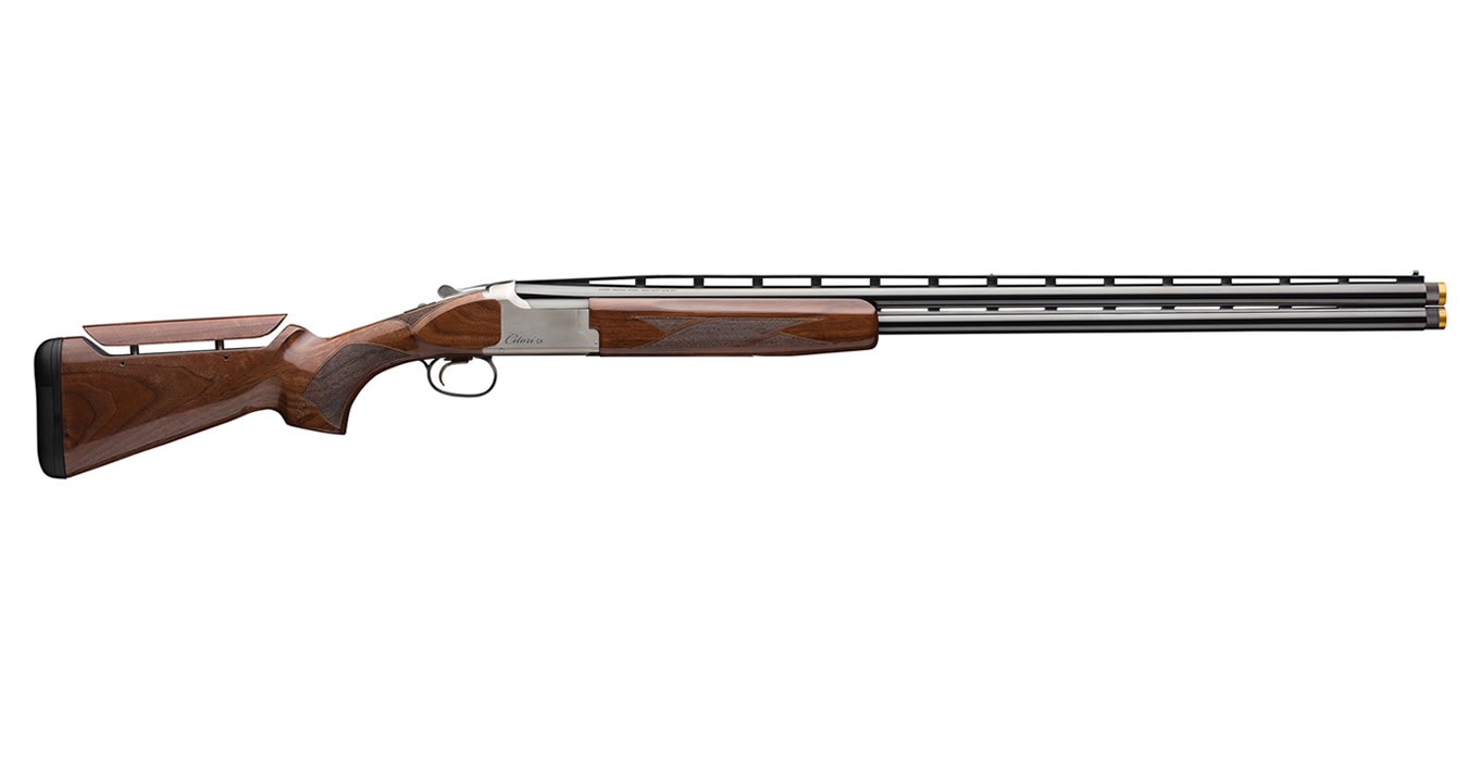 Browning Citori CX White 12 Gauge Over and Under Shotgun with Adjustable Comb and Gloss Walnut Stock