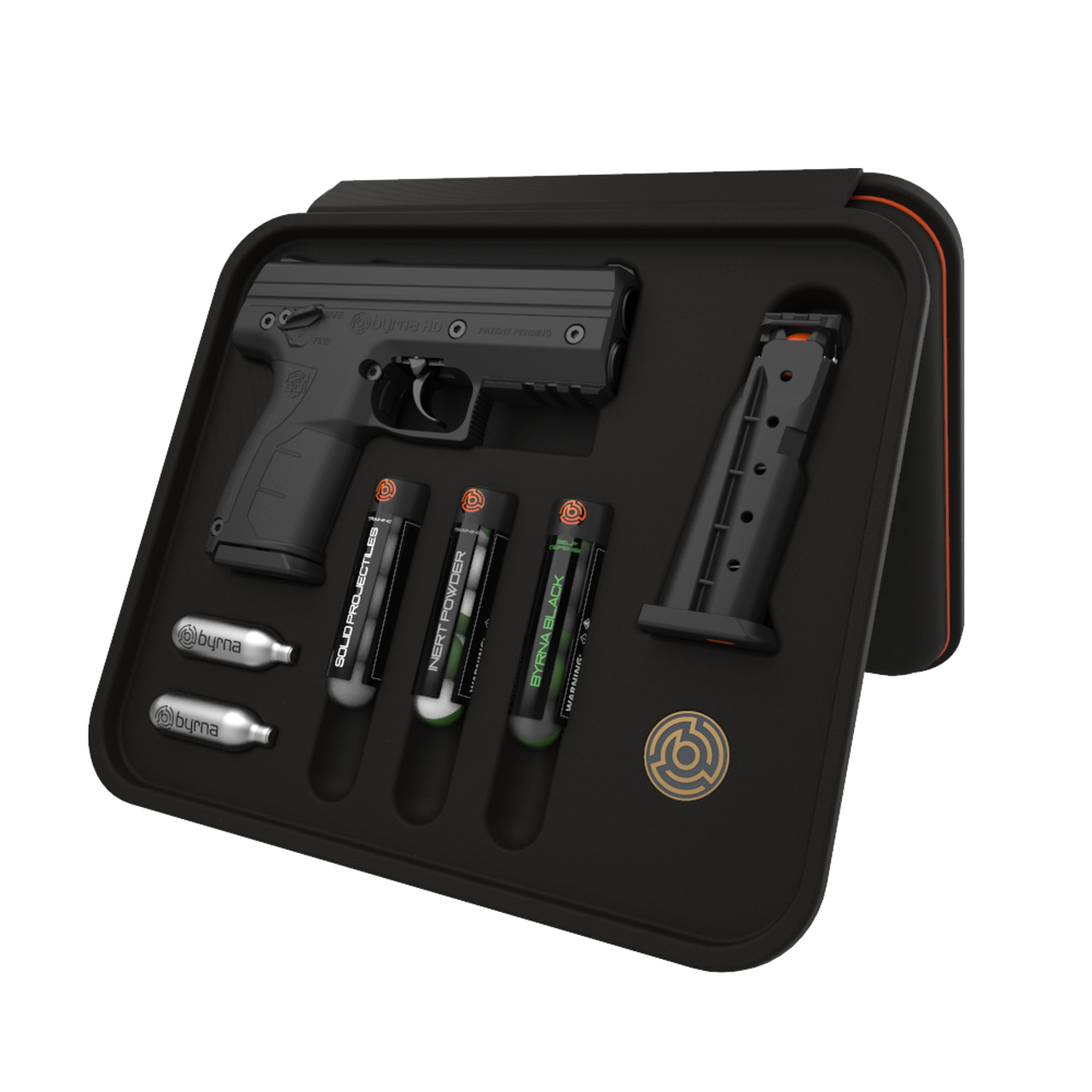 Byrna HD Ready Kit - Black (NV,MI,WI) Non-Lethal Self Defense Weapon, 2- 5rd Mags, No Permits or Background Checks