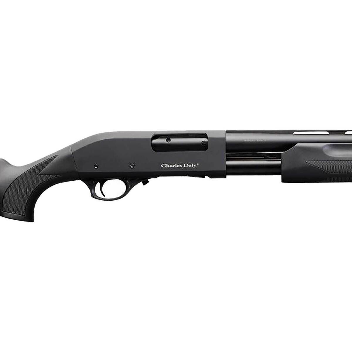 Charles Daly 301 Black 12 Gauge 3in Pump Action Shotgun - 28in