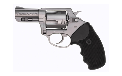 Charter Arms Bulldog, .44 Special, 2.5", 5rd, Black Rubber Grip, Stainless Charter Arms