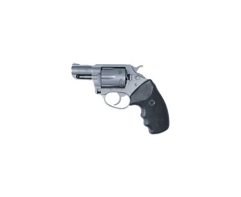 Charter Arms Pathfinder 22 Mag 2" 6rd Black Rubber Grip Stainless Steel Charter Arms