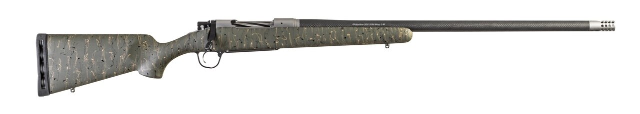 Christensen Arms Ridgeline 6.5 Creedmoor, 24" TB, Carbon Fiber Stock, Green w/ Black & Tan Webbing, 4rd