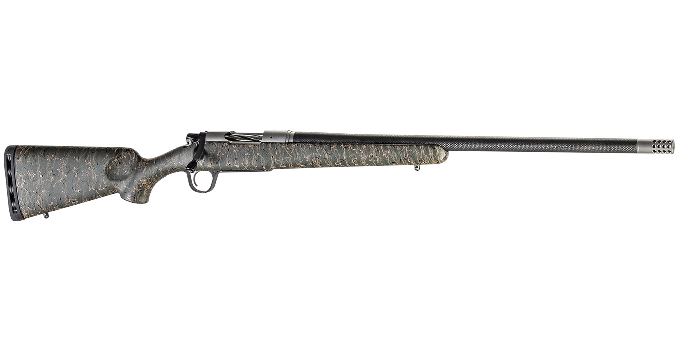 Christensen Arms Ridgeline 6.5 PRC Bolt-Action Rifle with Green/Black/Tan Stock