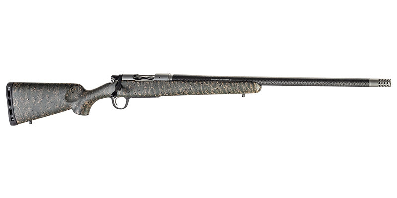 Christensen Arms Ridgeline 7mm REM MAG Bolt-Action Rifle Green Stock with Black and Tan