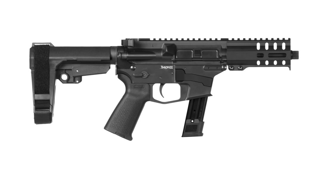 CMMG Banshee 300 Mk17 9mm Semi-Automatic Pistol with Graphite Black Cerakote Finish