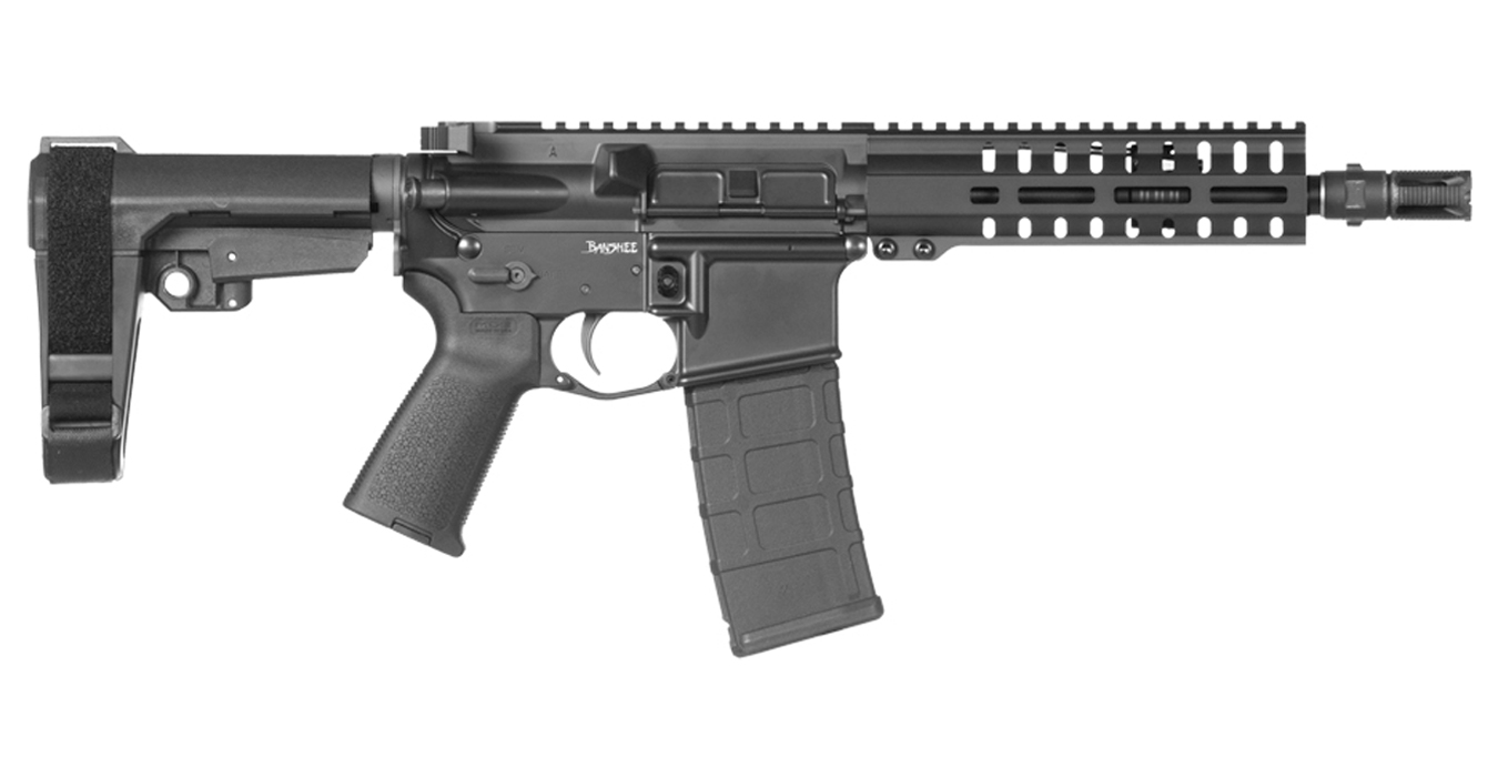 CMMG Banshee 300 Mk4 300 AAC Blackout Semi-Automatic Pistol with Black Graphite Cerakote Finish