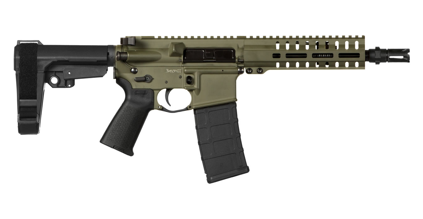 CMMG Banshee 300 MK4 300 Blackout Pistol with OD Green Finish