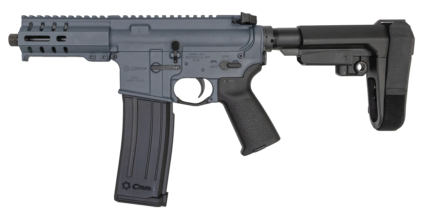 CMMG Banshee 300 Mk4 5.7x28mm Semi-Automatic Pistol with Cobalt Kinetics Slate Cerakote Finish