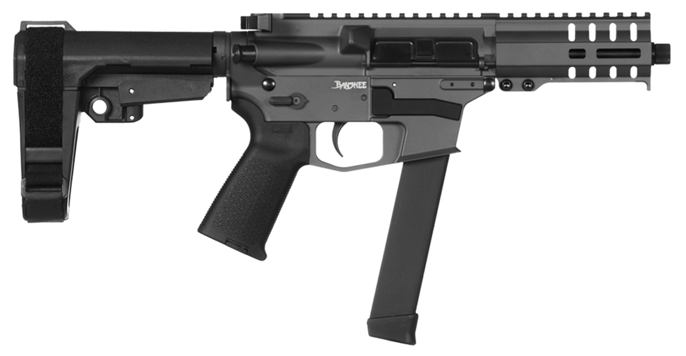 CMMG Banshee 300 MKGS 9mm AR Pistol with Sniper Gray Cerakote Finish