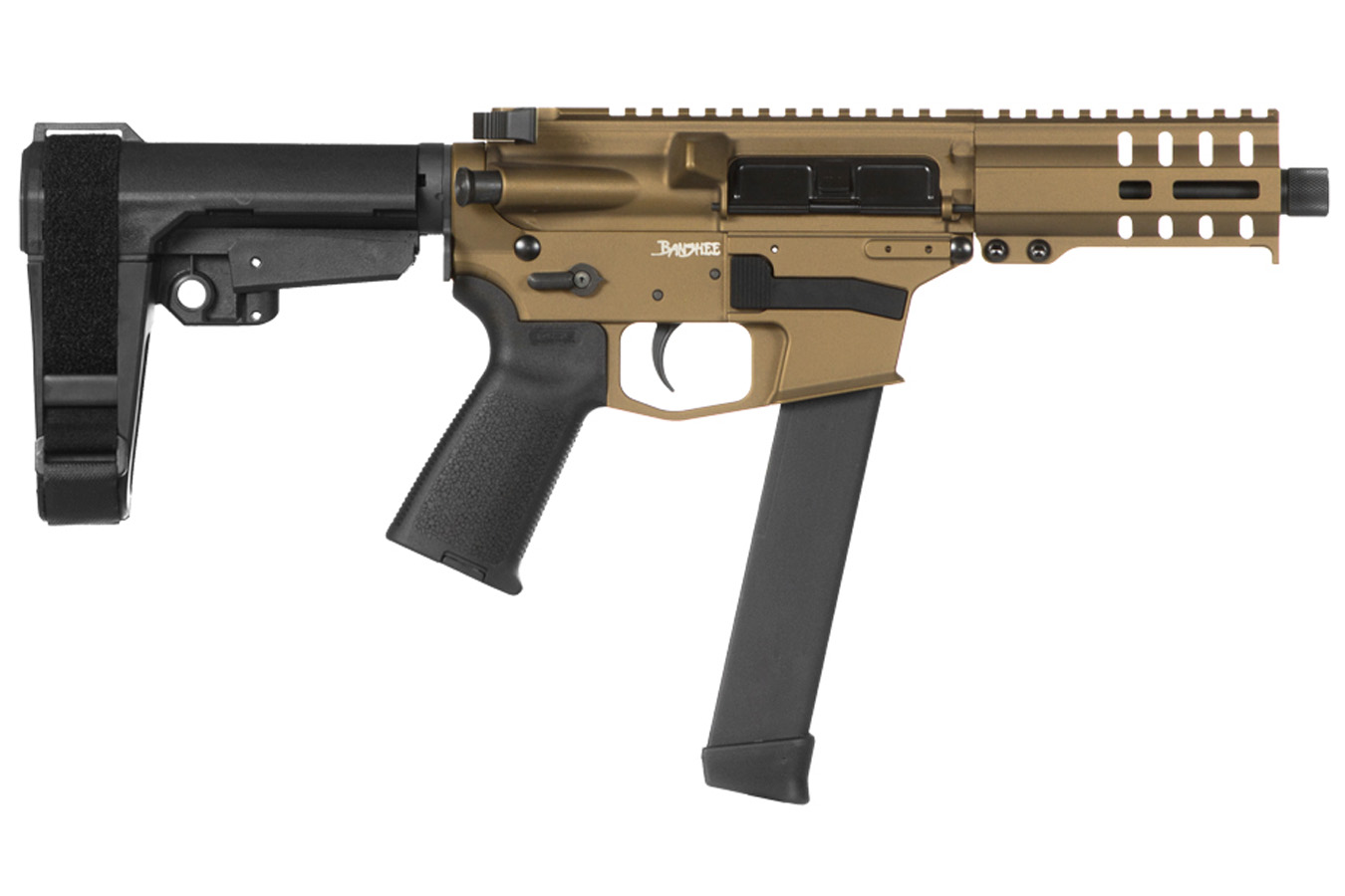 CMMG Banshee 300 MkGs 9mm Semi-Automatic Pistol with Burnt Bronze Cerakote Finish