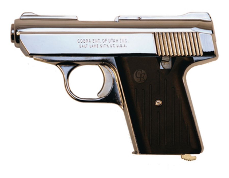 Cobra Enterprise Inc CA380 380ACP Chrome with Black Grips