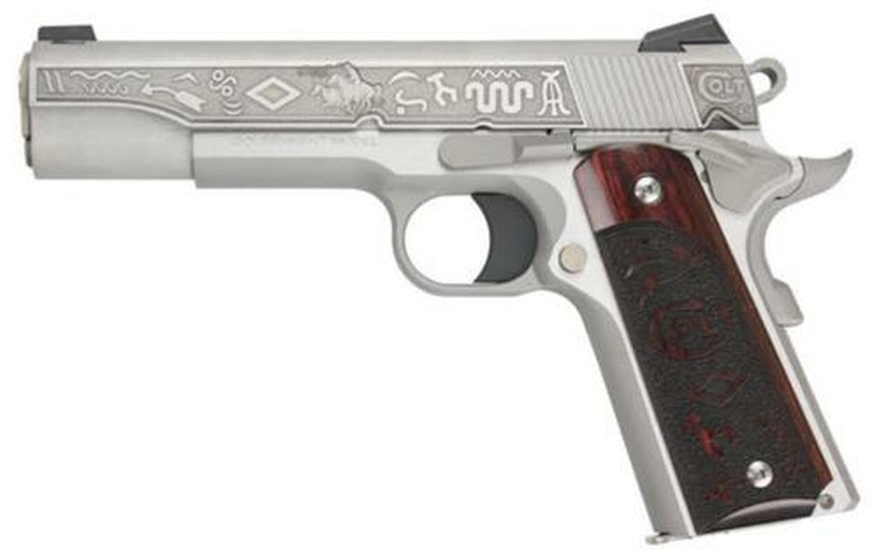 Colt 1911 Government "The Last Cowboy" 9mm, 5", Stainless, 1 of 300, 8rd