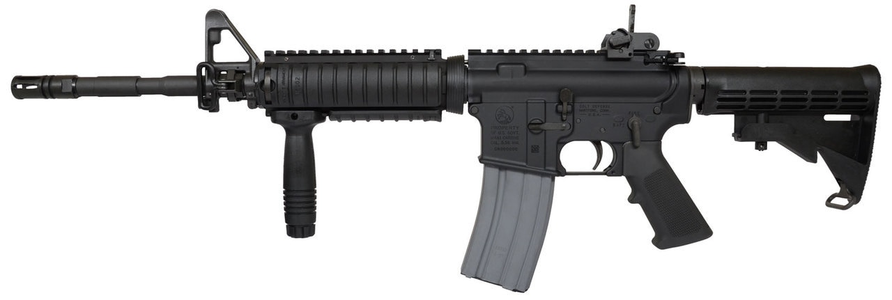 Colt AR-15 SOCOM Carbine 223/5.56 16" Barrel, Knights Quad Rail, Black, 30rd