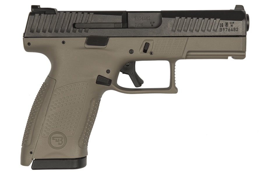 CZ P-10 Compact 9mm Flat Dark Earth Striker-Fired Pistol
