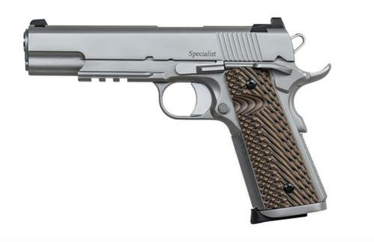 Dan Wesson Specialist 9mm, 5" Barrel, Stainless Steel, Night Sights,, rd, 10 rd