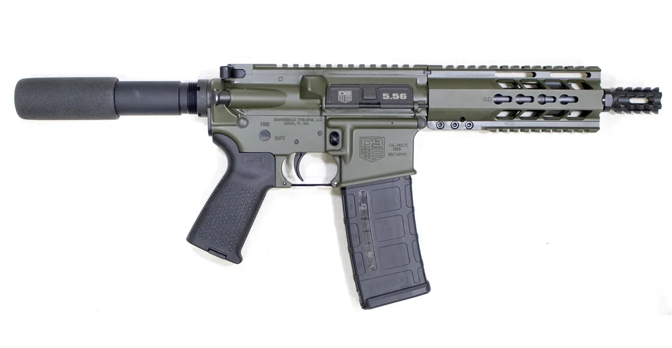 Diamondback DB15 5.56mm OD Green Semi-Automatic Pistol