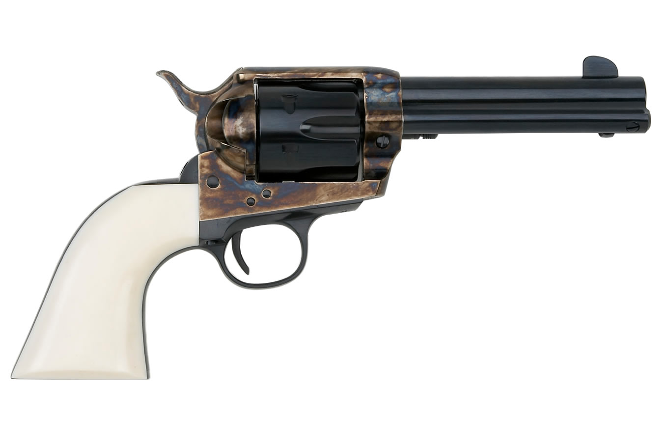 Emf Co Deluxe Californian 357 Magnum Single-Action Revolver with Ultra Ivory Grips