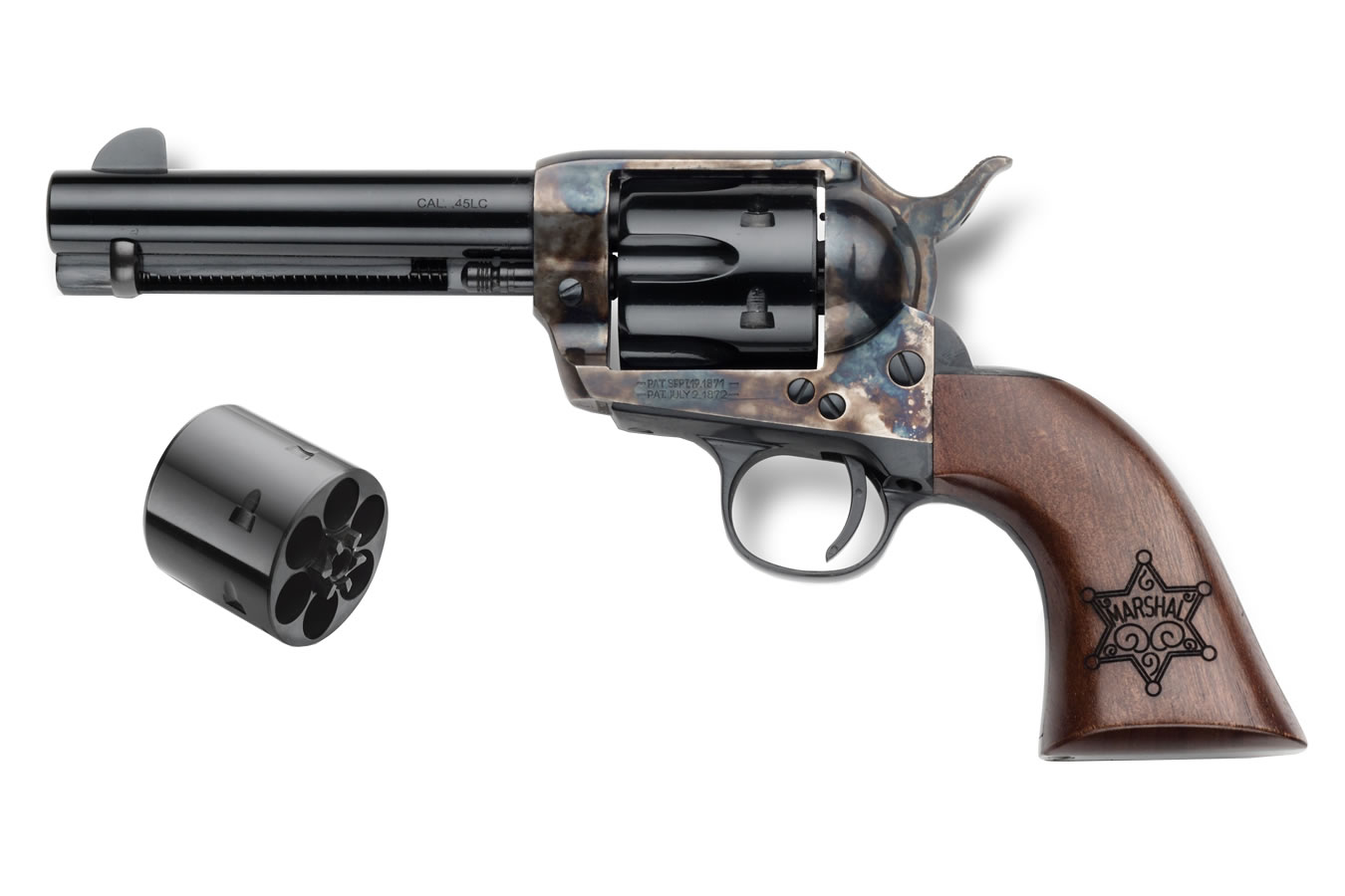 Emf Co US Marshal II 45 LC / 45 ACP Single-Action Revolver with Color Case Hardened Frame