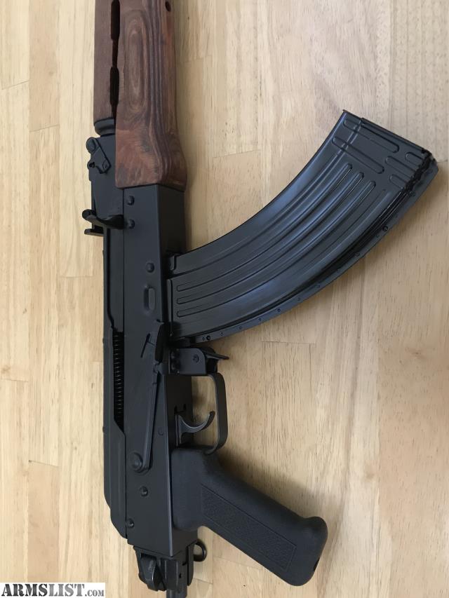 F.A. Cugir Arms Romanian Under Folder AK-47, 762X39, 16.25", Wood Grip, Metal Folding Stock, 1 Mag, 30Rd Mag Century Arms