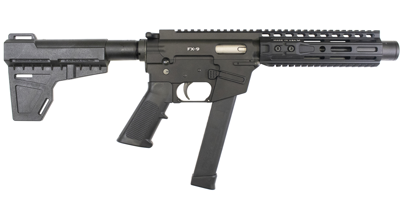 Freedom Ordnance FX-9 9mm AR-Style Pistol with Stabilizing Arm Brace