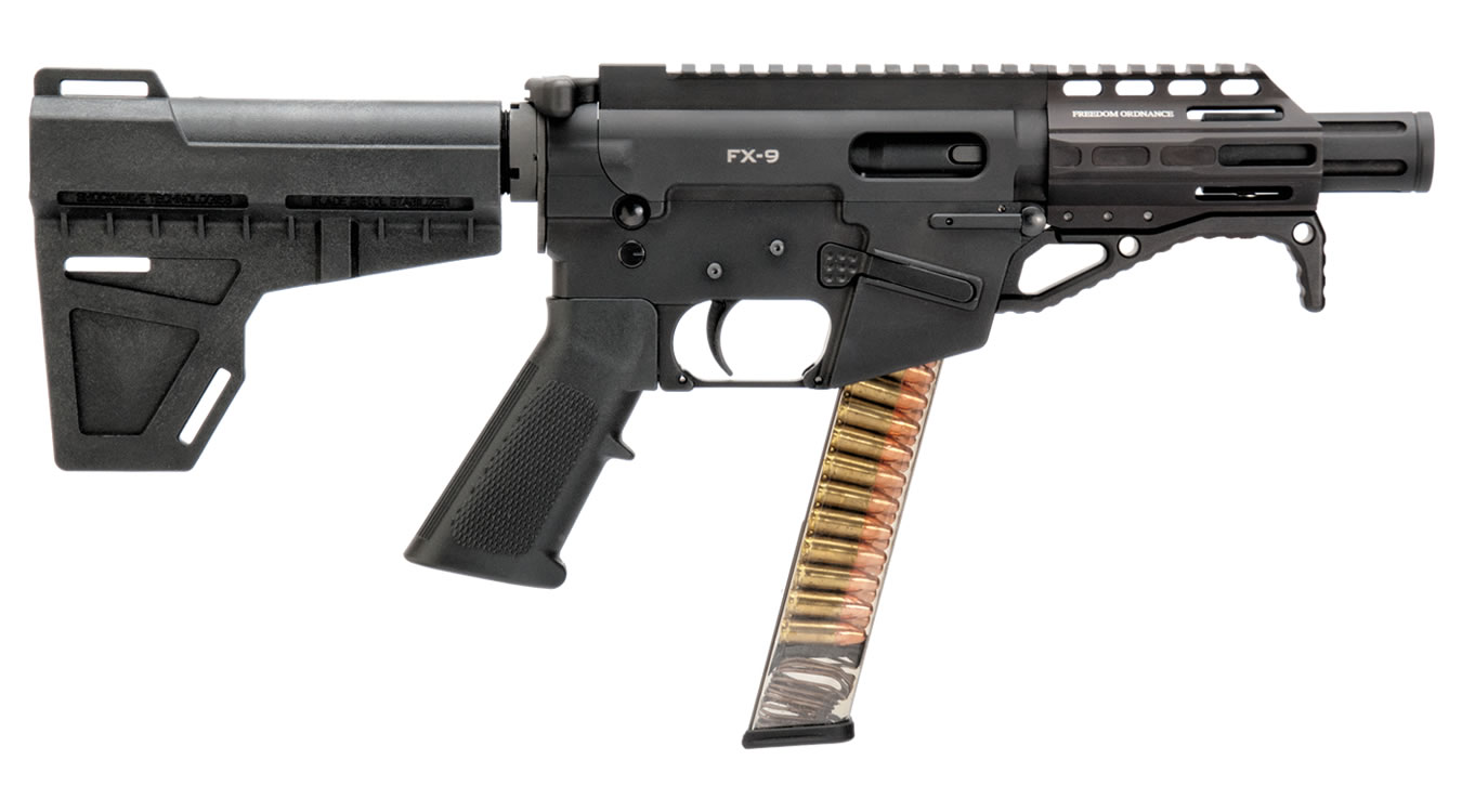 Freedom Ordnance FX-9 9mm Semi-Automatic AR Pistol with Shockwave Blade Stabilizer and 4.5-Inch Barrel