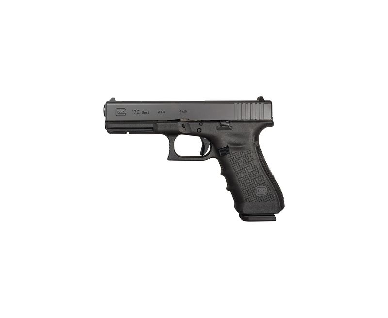 Glock 17 Gen 5 9mm USA Made, 4.49" Barrel, Contrast Sights, Black, 17rd Glock