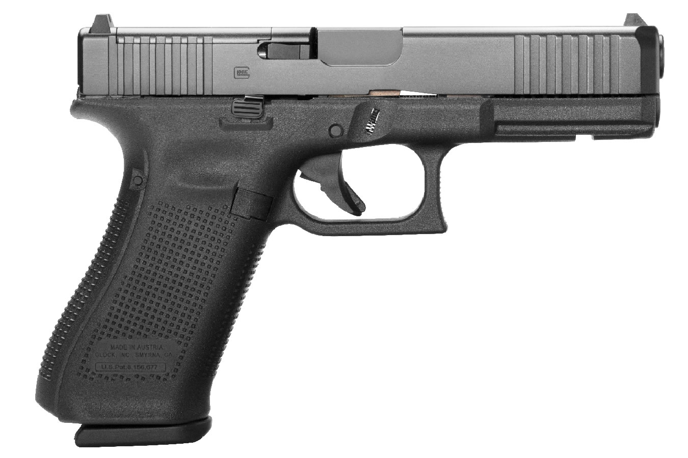Glock 17 MOS Gen5 9mm Pistol with Front Serrations (10 Round Model)