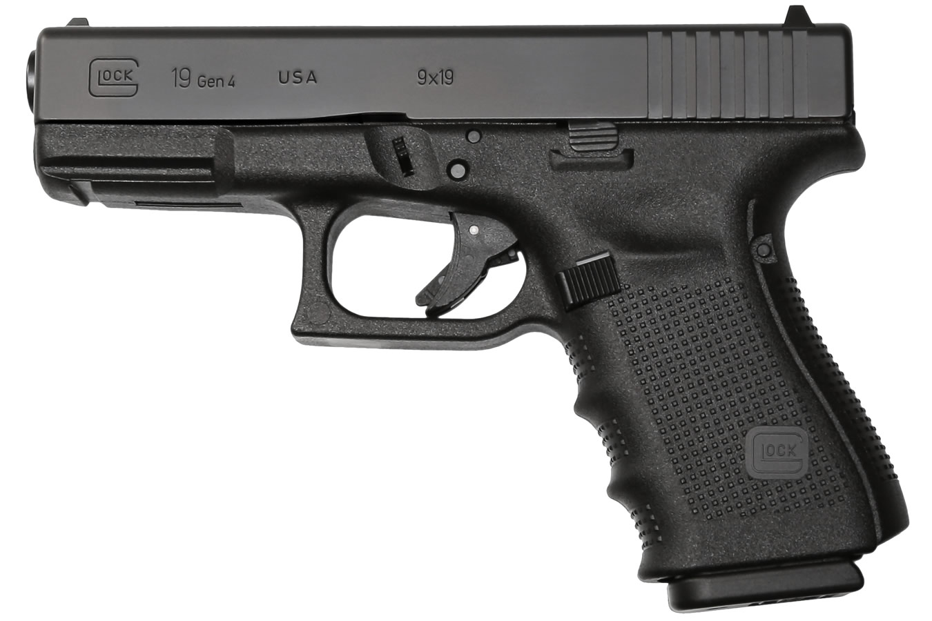 Glock 19 Gen4 9mm 15 Round Pistol (Made in USA)